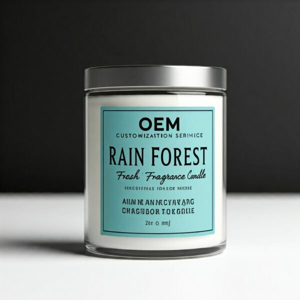 After rain forest fresh fragrance candle