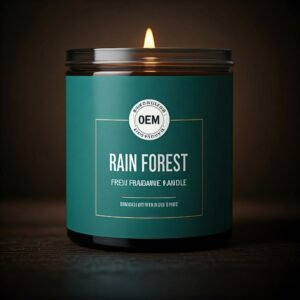 After rain forest fresh fragrance candle