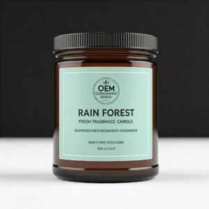 After rain forest fresh fragrance candle