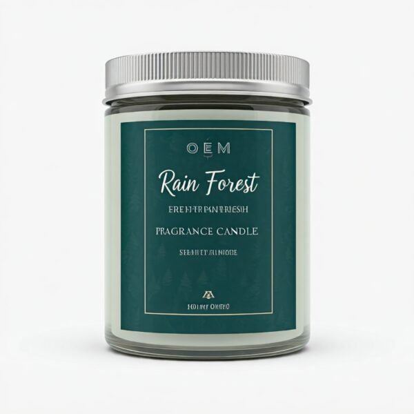 After rain forest fresh fragrance candle