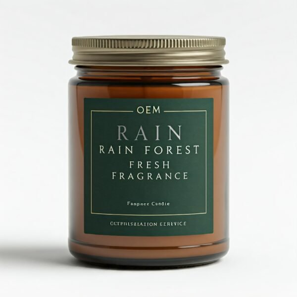 After rain forest fresh fragrance candle