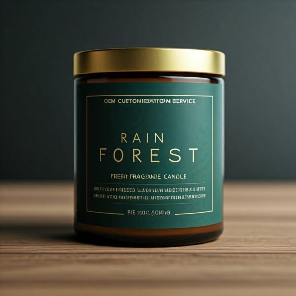 After rain forest fresh fragrance candle