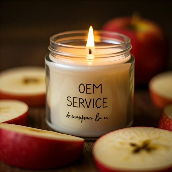 Apple fruit scented candle