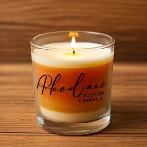 Apple fruit scented candle