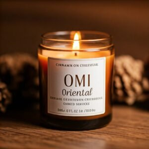 Cinnamon oriental fragrance candles