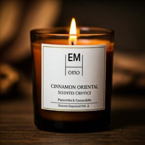 Cinnamon oriental fragrance candle