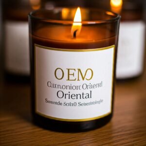 Cinnamon oriental fragrance candle