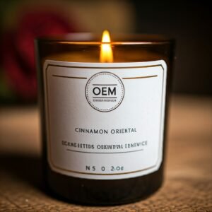 Cinnamon oriental fragrance candle