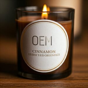 Cinnamon oriental fragrance candle