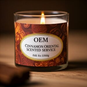 Cinnamon oriental fragrance candle