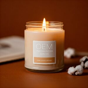 Cotton fresh fragrance candle