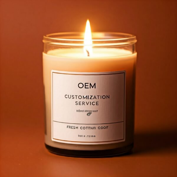 Cotton fresh fragrance candle