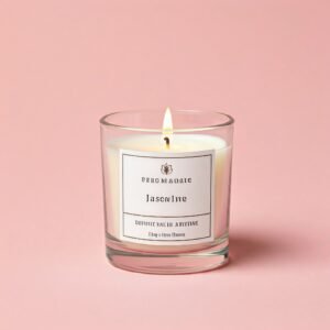 Jasmine floral fragrance candle