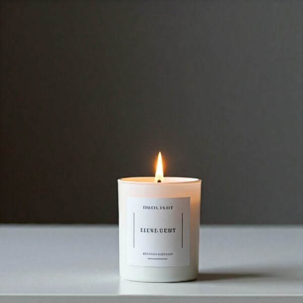 Jasmine floral fragrance candle