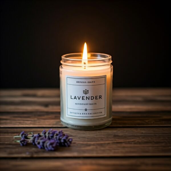 Lemongrass herbal fragrance candle