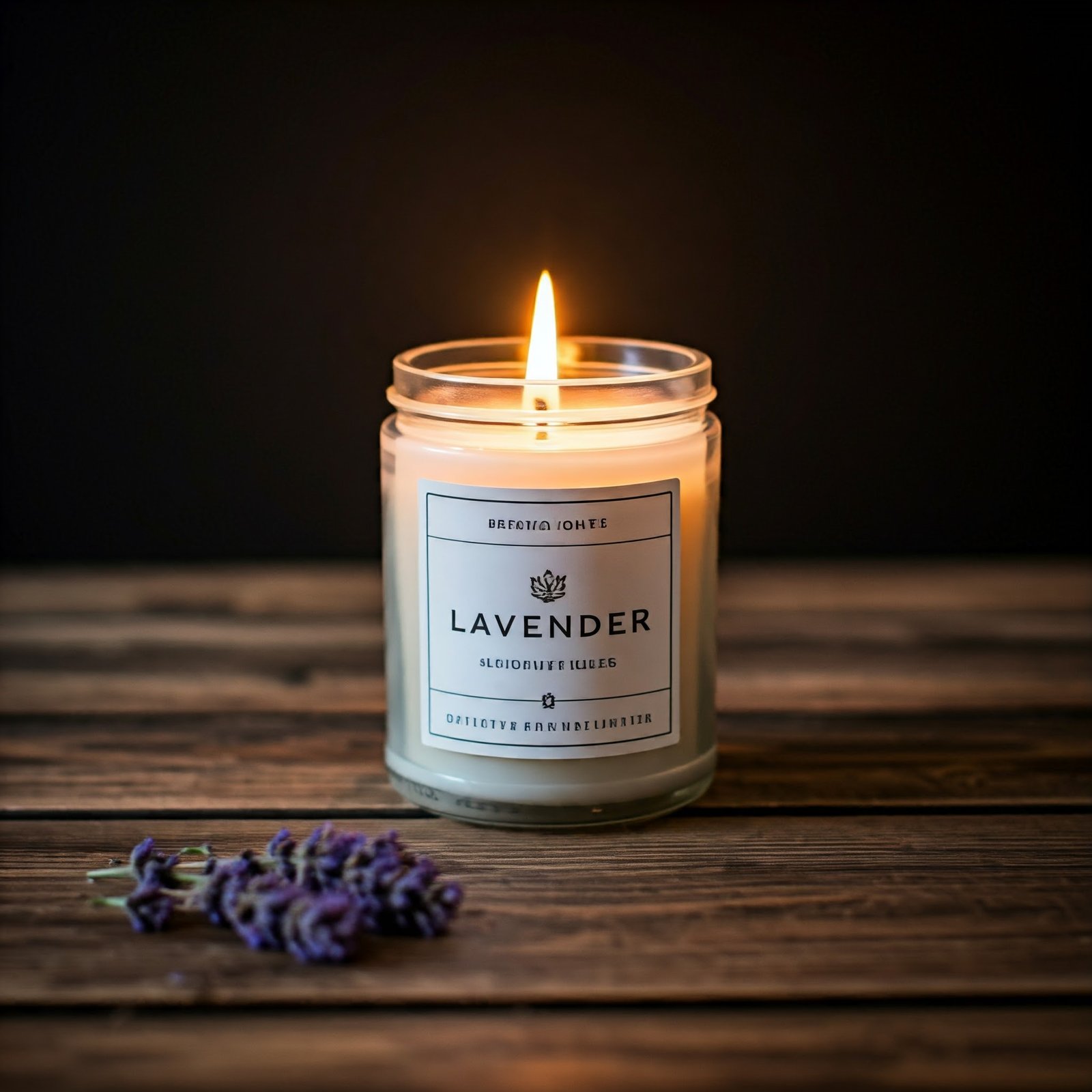 Lemongrass herbal fragrance candle