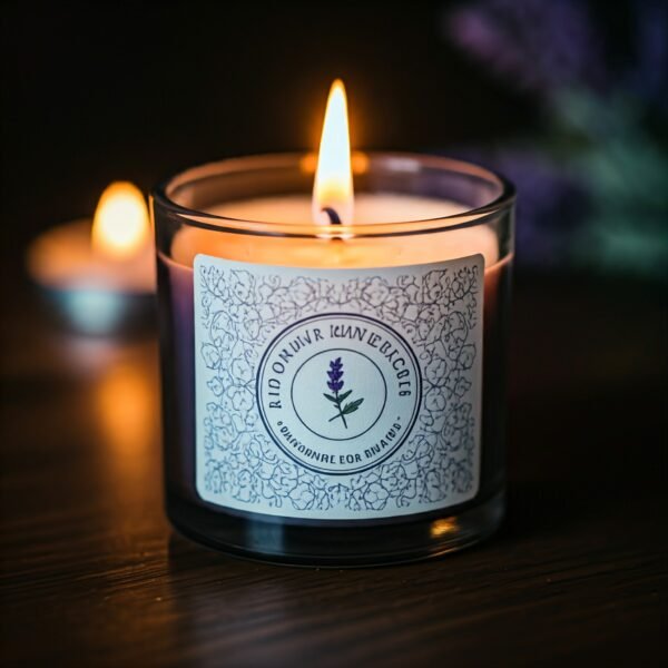 Lemongrass herbal fragrance candle