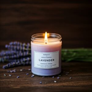 Lemongrass herbal fragrance candle