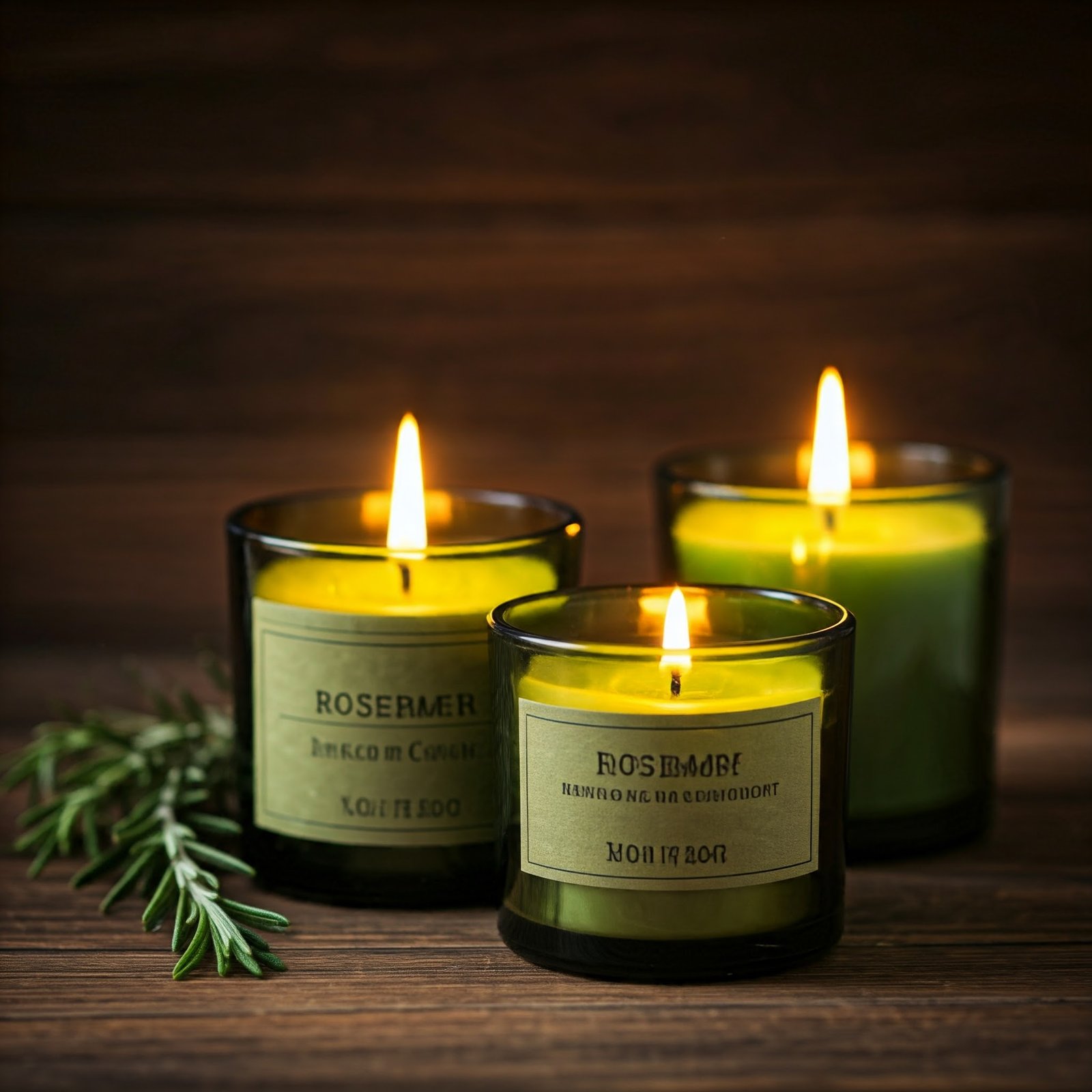 Rosemary herbal fragrance Candles