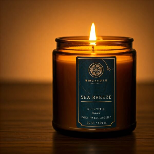 Sea breeze fresh fragrance candle