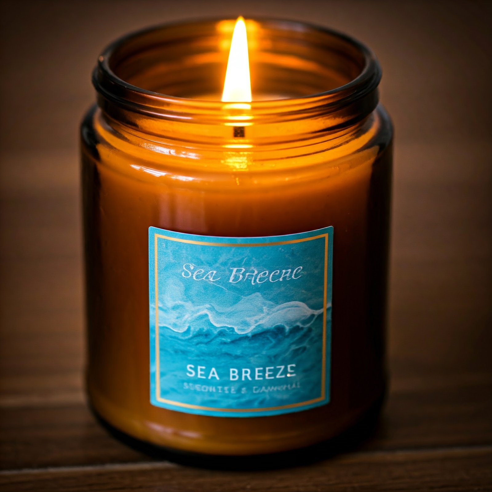 Sea breeze fresh fragrance candle