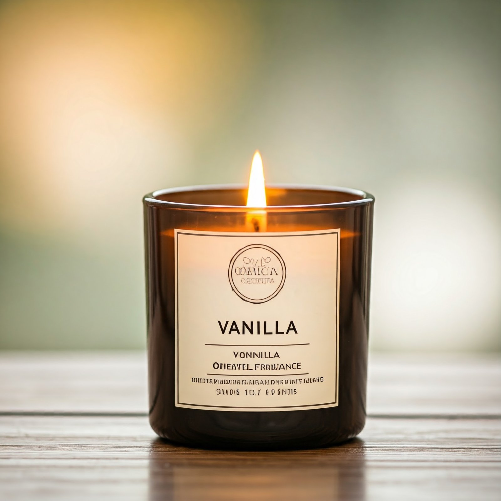 Vanilla oriental fragrance candle