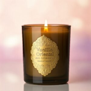 Vanilla oriental fragrance candle