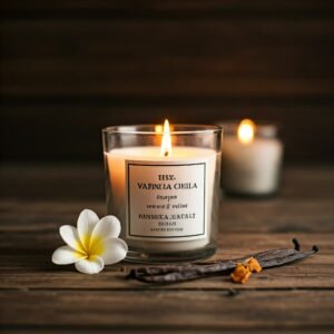 Vanilla oriental fragrance candle