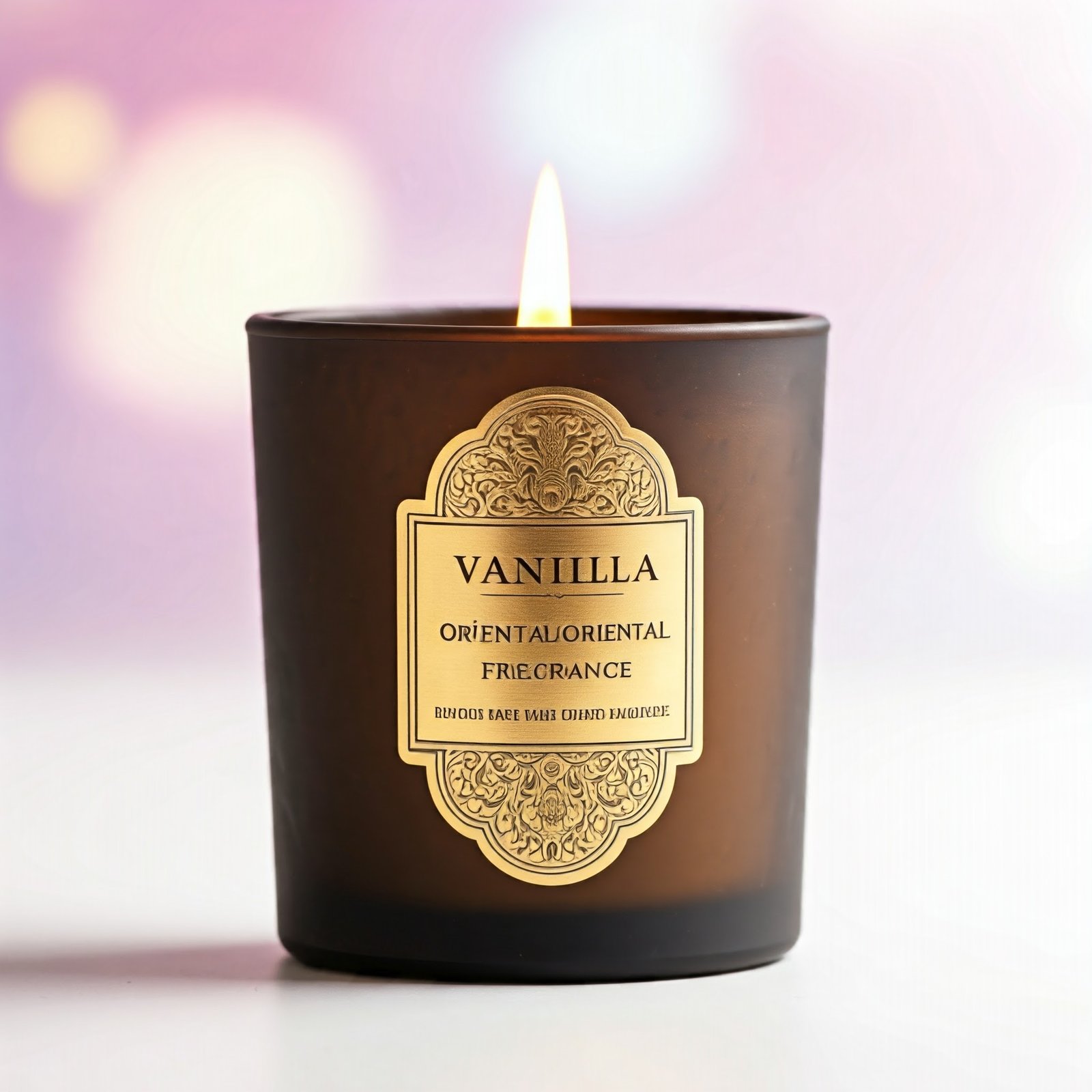 Vanilla oriental fragrance candle