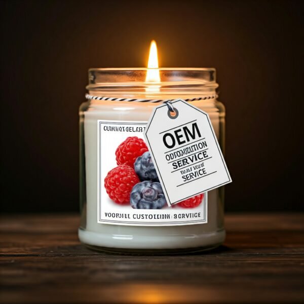 berry scented candle