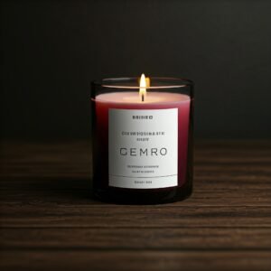 berry scented candle