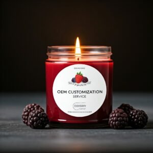 berry scented candle