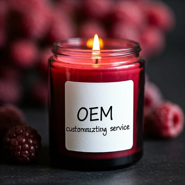 berry scented candle