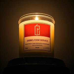 Citrus scented candle