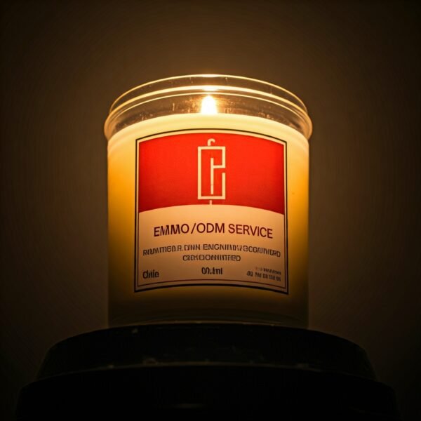 Citrus scented candle