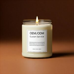 Citrus scented candle