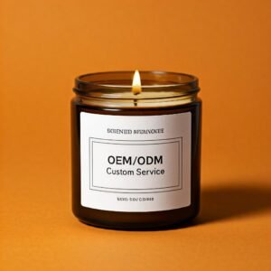 Citrus scented candle