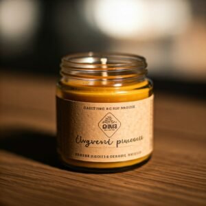 Ginger oriental beeswax fragrance candle